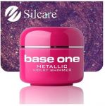 metallic 44 Violet Shimmer base one żel kolorowy gel kolor SILCARE 5 g